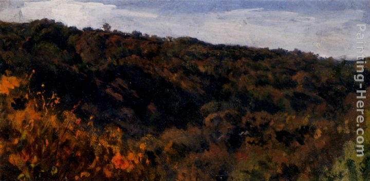 Auguste Bonheur Paysage D'Automne